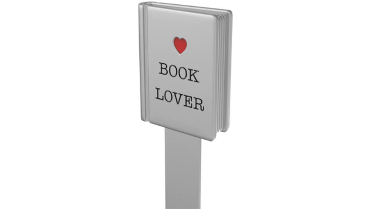 Boekenlegger Metalmorphose "Booklover"