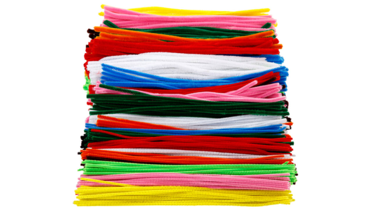 Chenilledraad Creativ Company 30cm dikte 4, 6, 9mm 700 stuks assorti