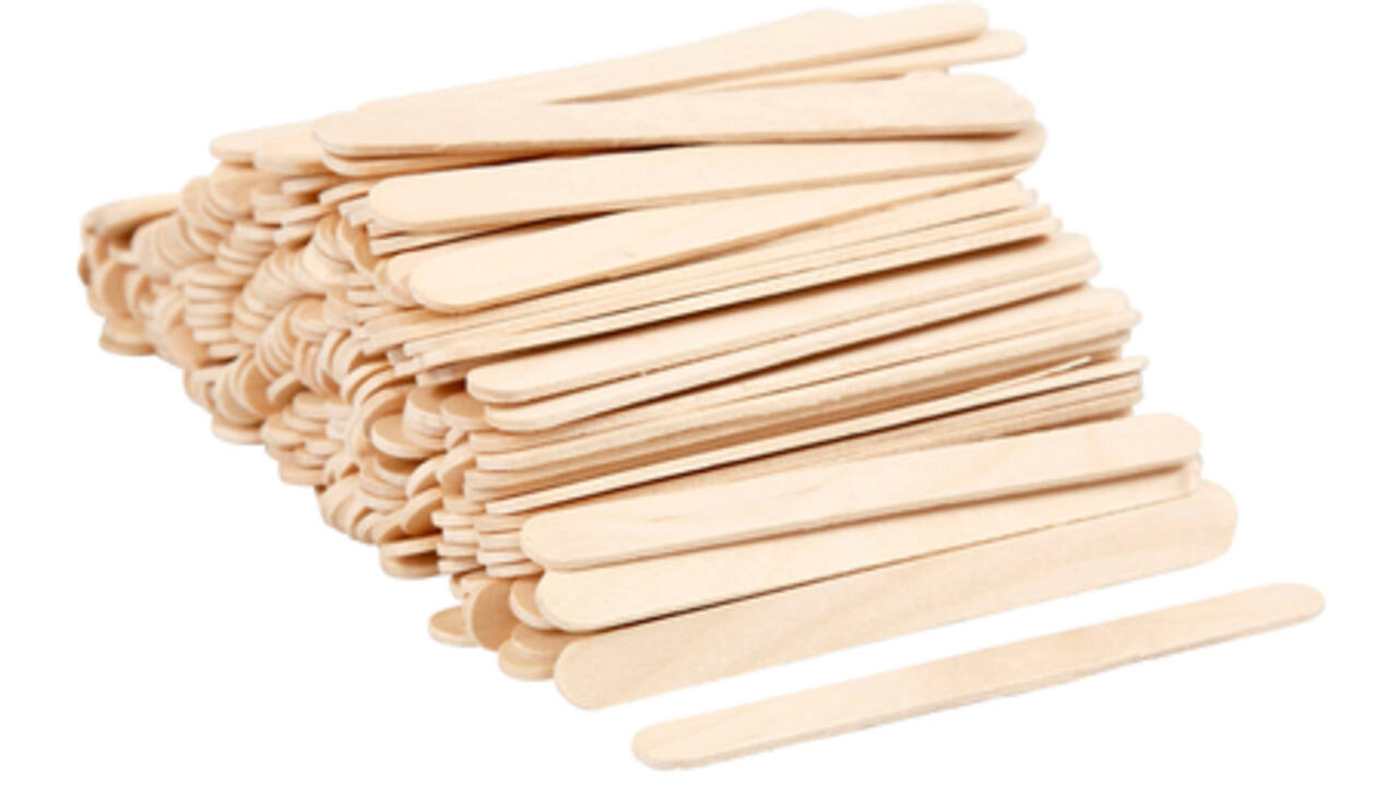 Stokje Creativ Company 11.5x1cm berkenhout 200 stuks