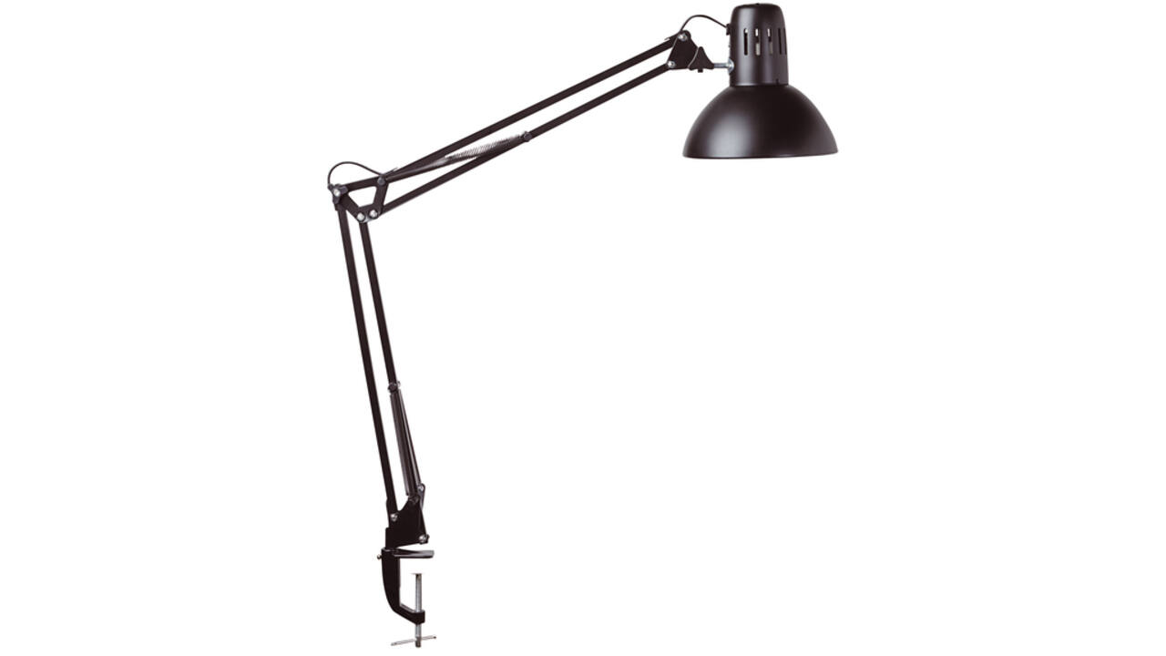 Bureaulamp MAUL Study tafelklem excl.LED lamp E27 zwart