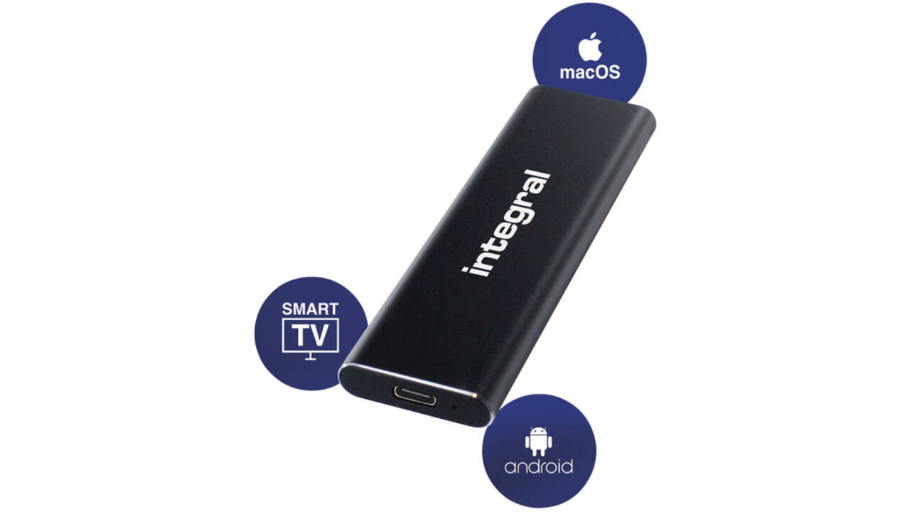 SSD Integral USB-C extern portable 3.2 500GB