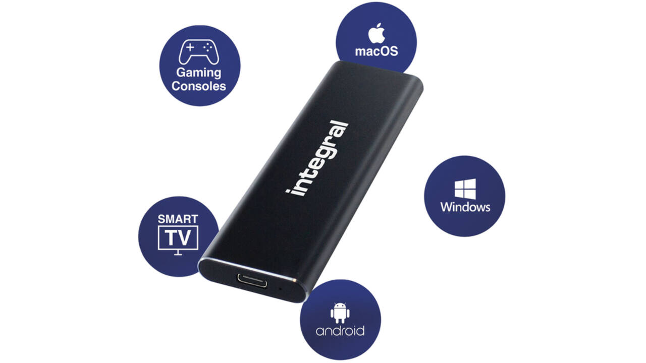 SSD Integral USB-C extern portable 3.2 2TB