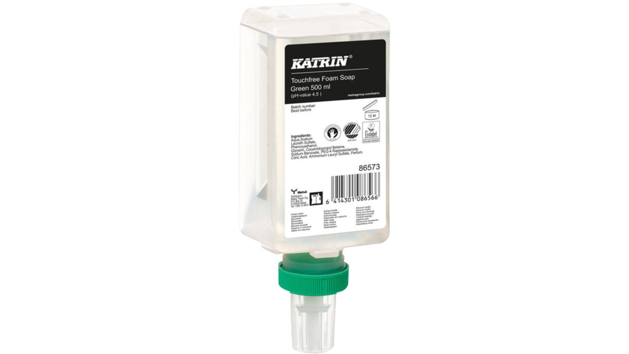 Handzeep Katrin Green schuim touchfree 500ml 86573