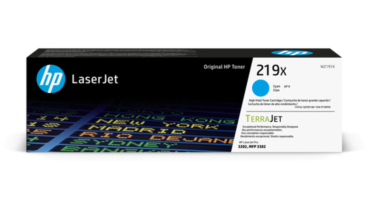 Tonercartridge HP W2191X 219X blauw