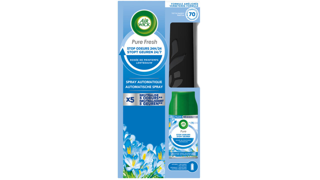 Luchtverfrisser AirWick PF Lentedauw Starter Kit 250ml