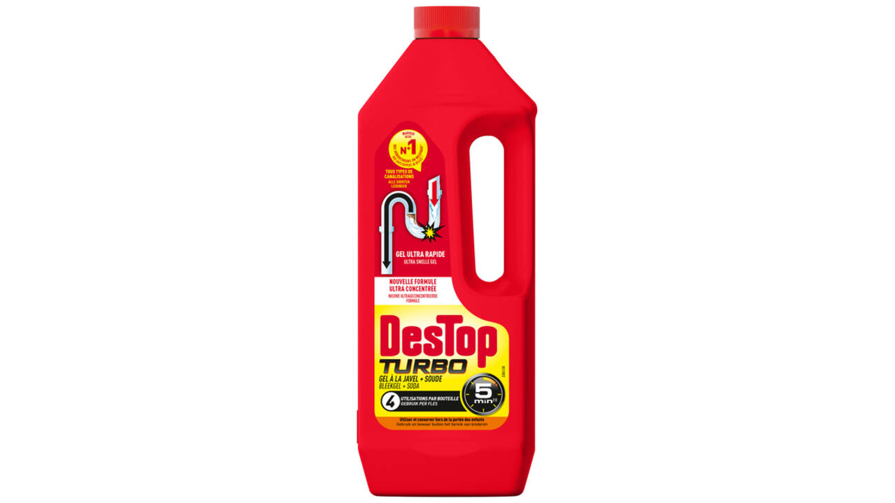 Afvoerontstopper Destop Turbo Gel 1L