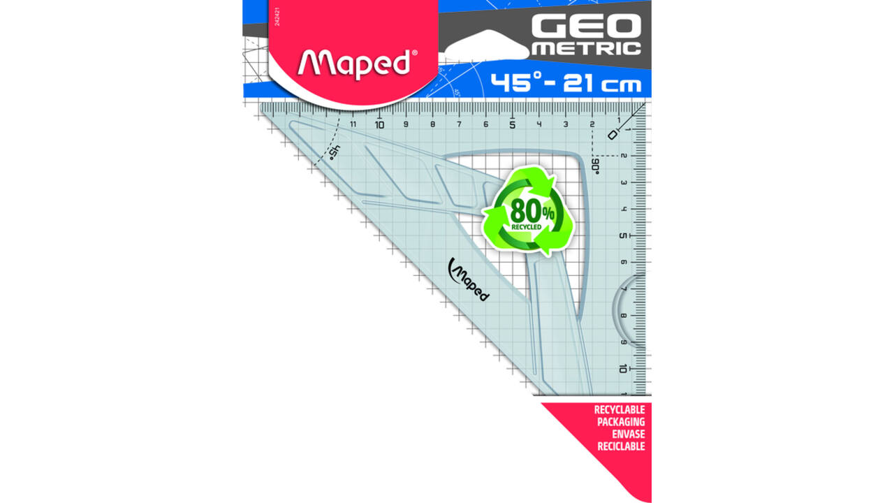 Geodriehoek Maped Geometric 21cm