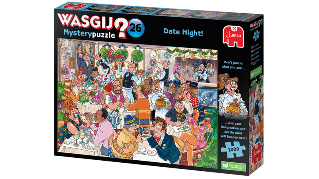 Puzzel Wasgij Mystery 26 Date Night! 1000 stukjes