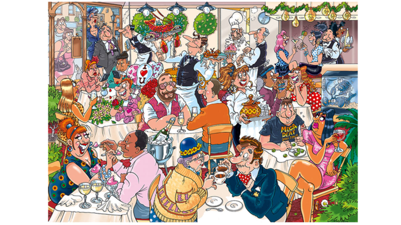 Puzzel Wasgij Mystery 26 Date Night! 1000 stukjes