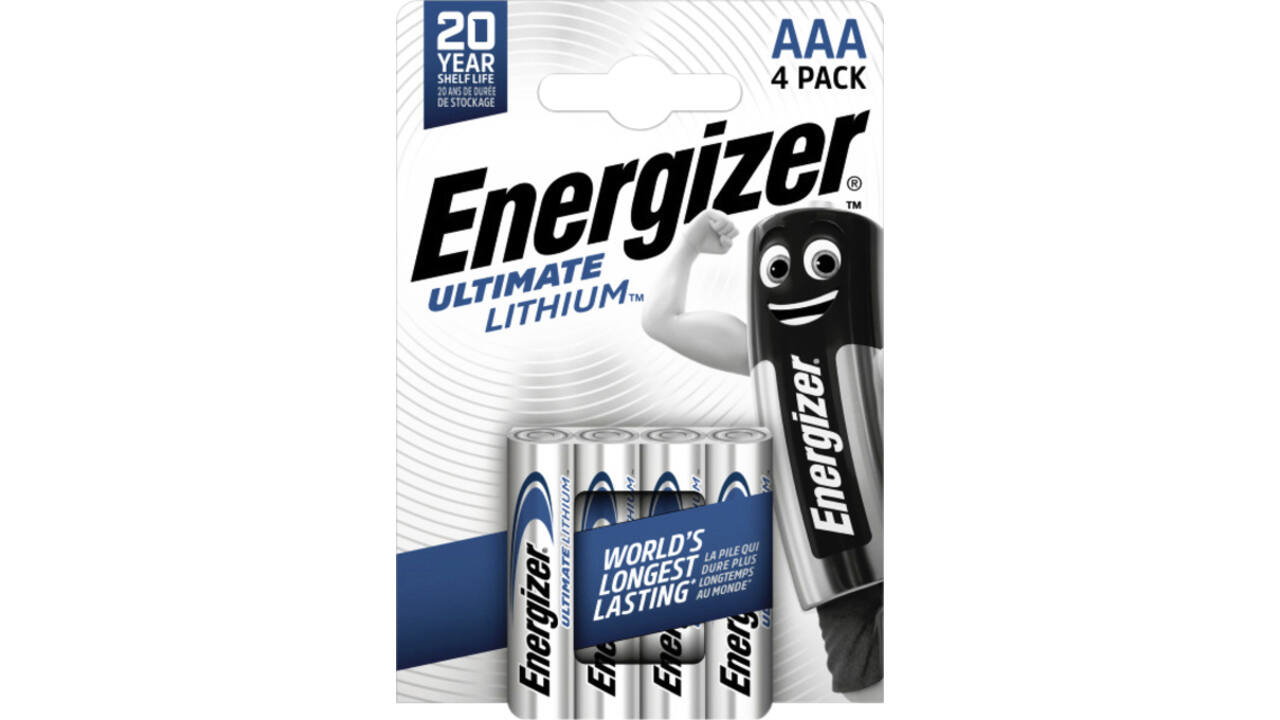 Batterij Energizer Ultimate Lithium 4xAAA