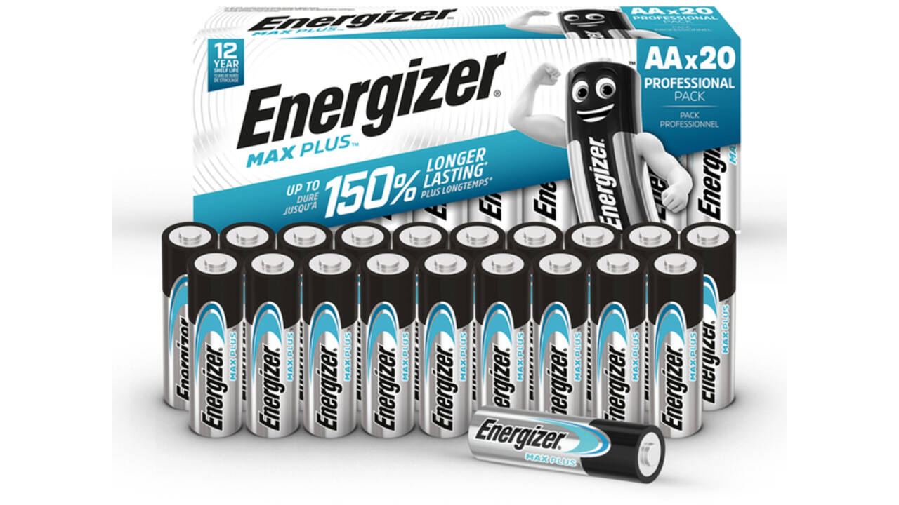 Batterij Energizer Max Plus 20xAA alkaline