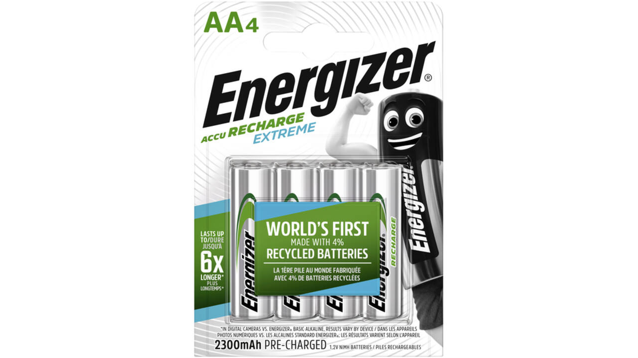 Batterij oplaadbaar Energizer 4xAA 2300mAh