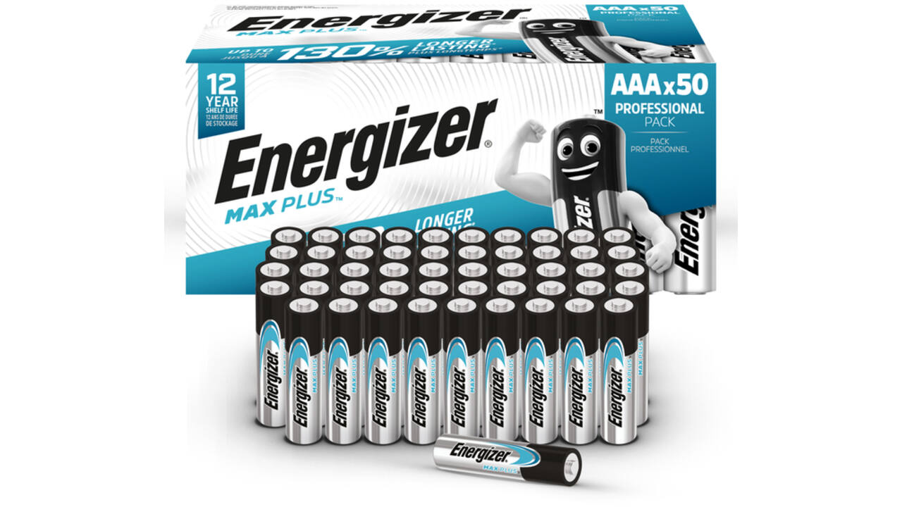 Batterij Energizer Max Plus 50xAAA alkaline