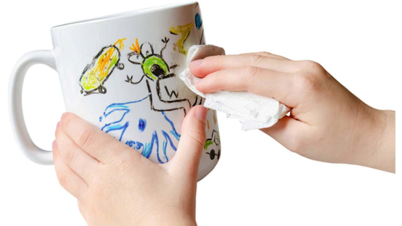 Whiteboardpotlood BicKids Multi Surface blauw doos à 12 stuks