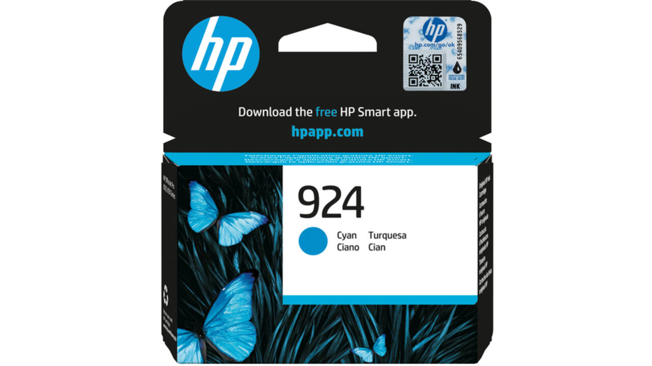 Inktcartridge HP 4K0U3NE 924 blauw