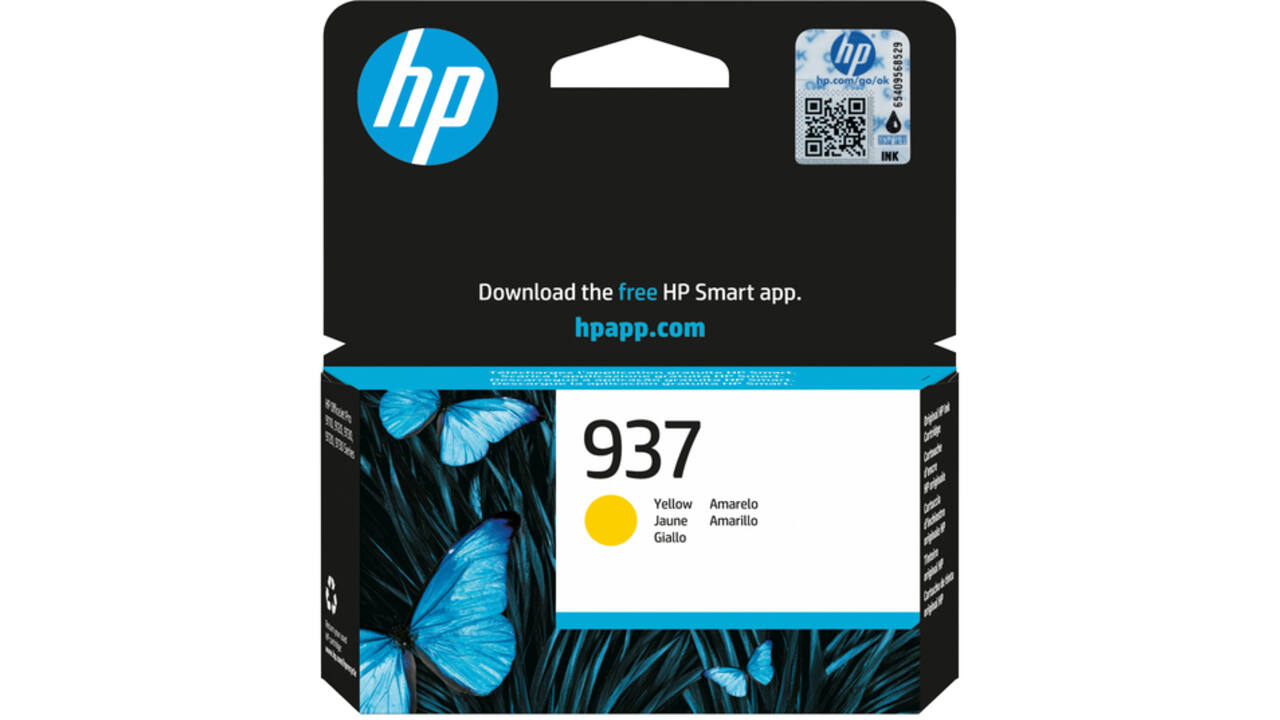 Inktcartridge HP 4S6W4NE 937 geel