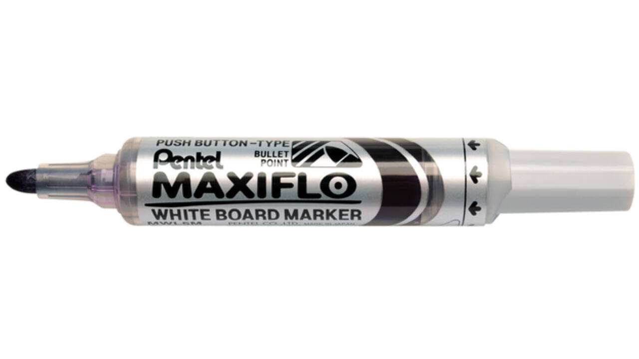 Viltstift Pentel MWL5M Maxiflo whiteboard rond 3mm violet