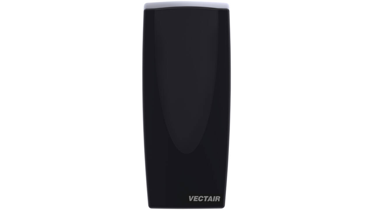 Luchtverfrisserdispenser V-Air SOLID zwart
