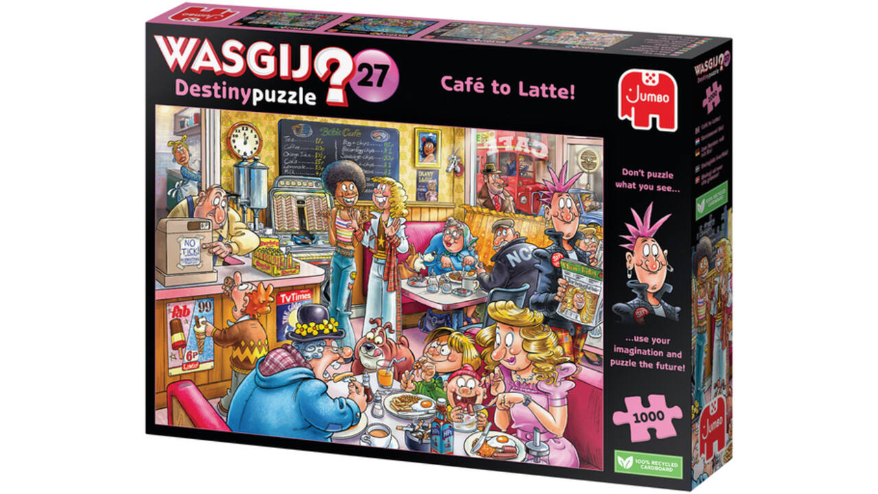Puzzel Wasgij Destiny 27 De Koffieshop! 1000 stukjes