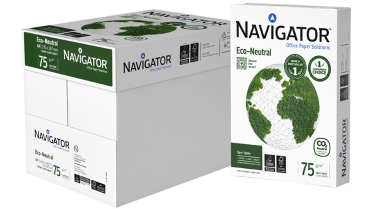 Kopieerpapier Navigator Eco-Neutral A4 75gr wit 500vel
