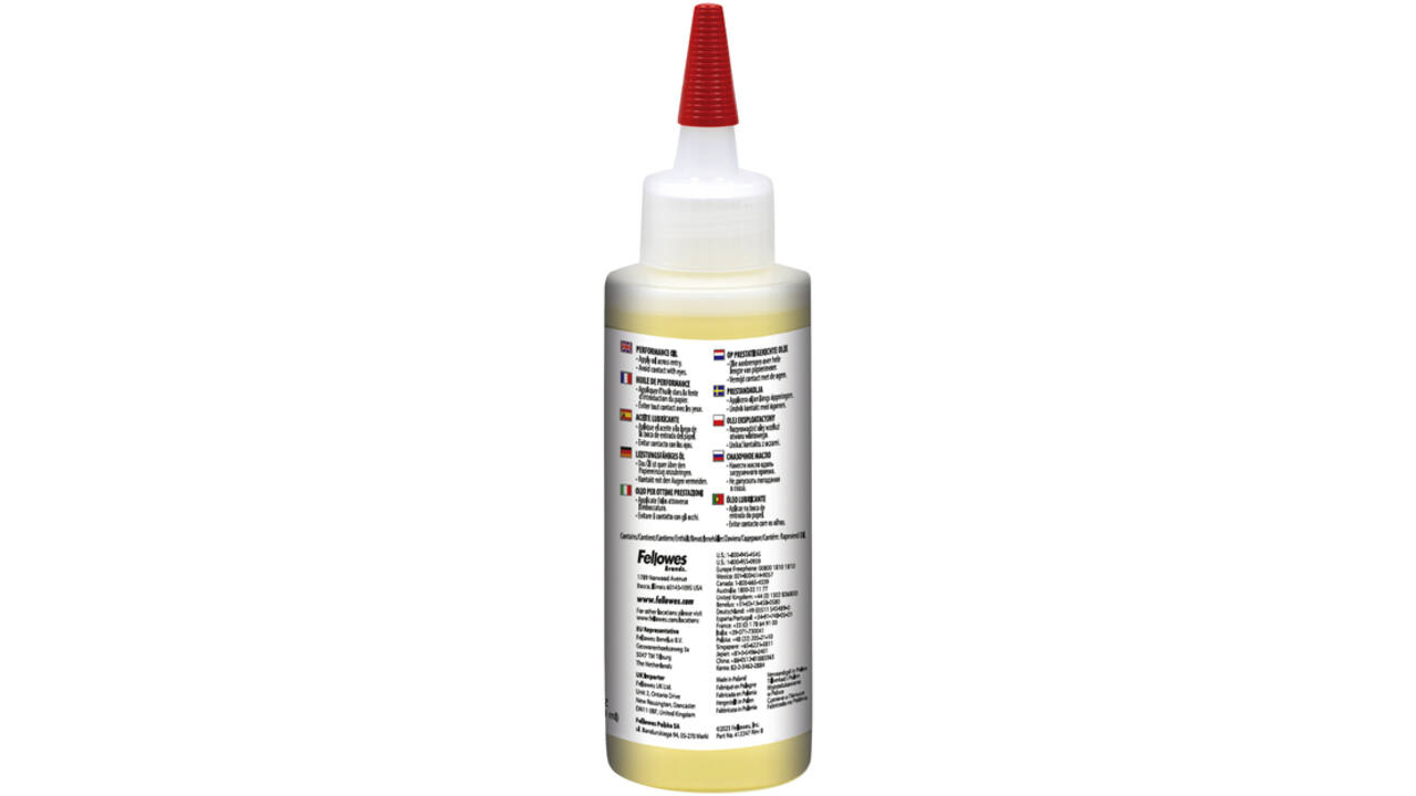 Olie voor papiervernietiger Fellowes 120ml
