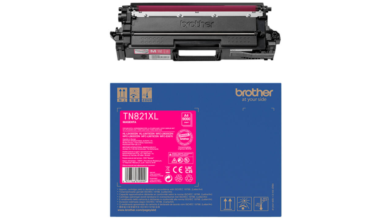 Toner Brother TN-821XLM rood