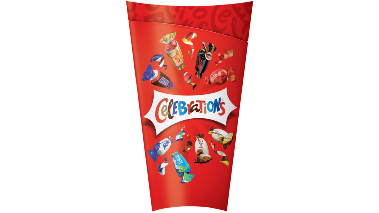 Chocolade Celebrations flip box 272gr