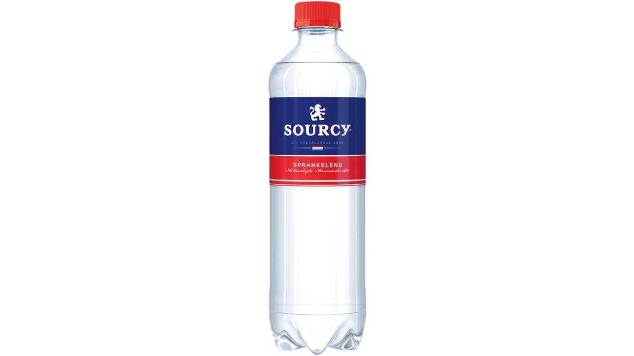 Water Sourcy rood petfles 500ml
