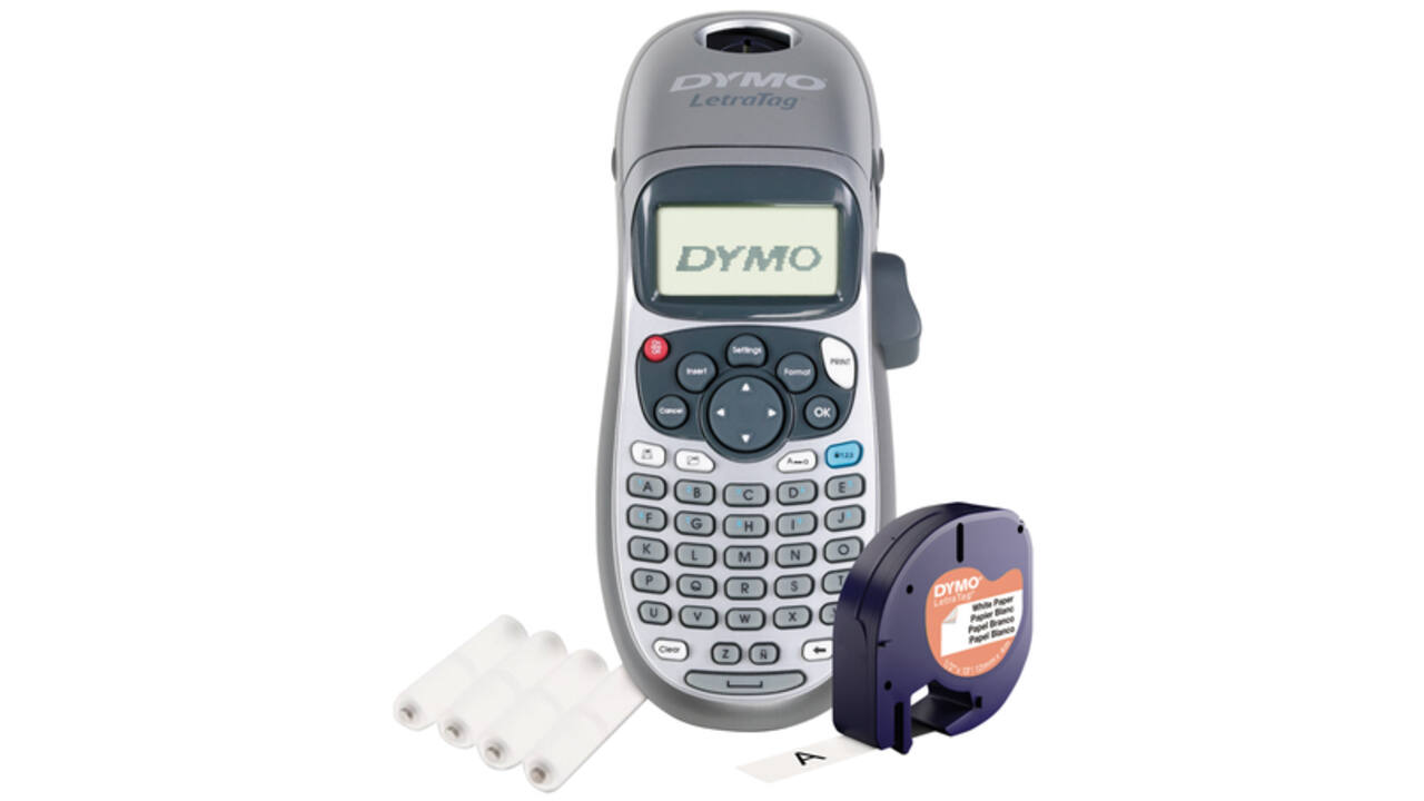 Labelprinter Dymo LetraTag 100H draagbaar abc 12mm zilverkleurig special edition