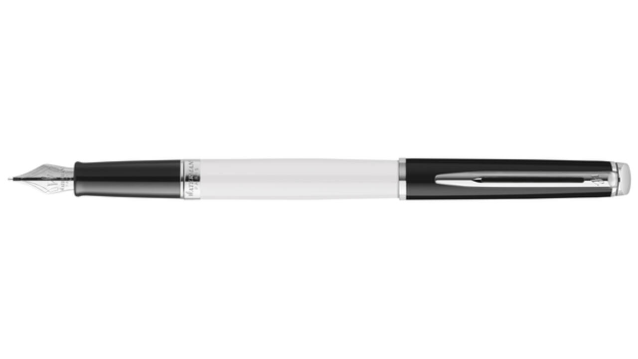 Vulpen Waterman Hémisphère Colour Blocking black en white CT fijn