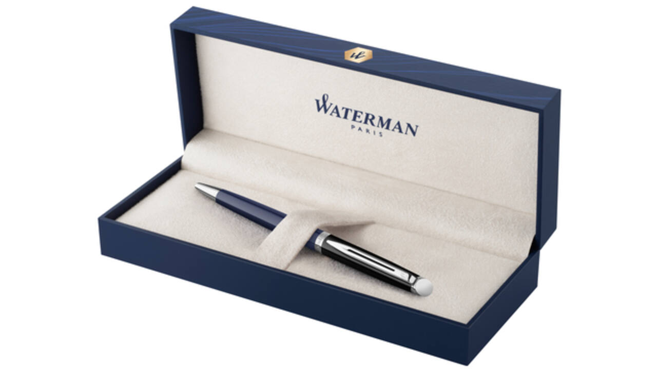 Balpen Waterman Hémisphère Colour Blocking black en blue CT medium
