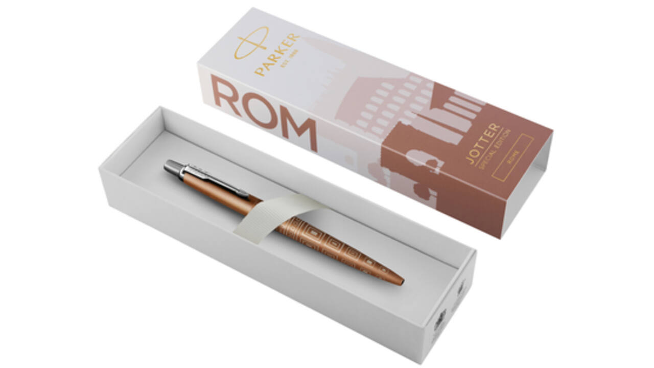 Balpen Parker Jotter special edition Rome bronze CT medium