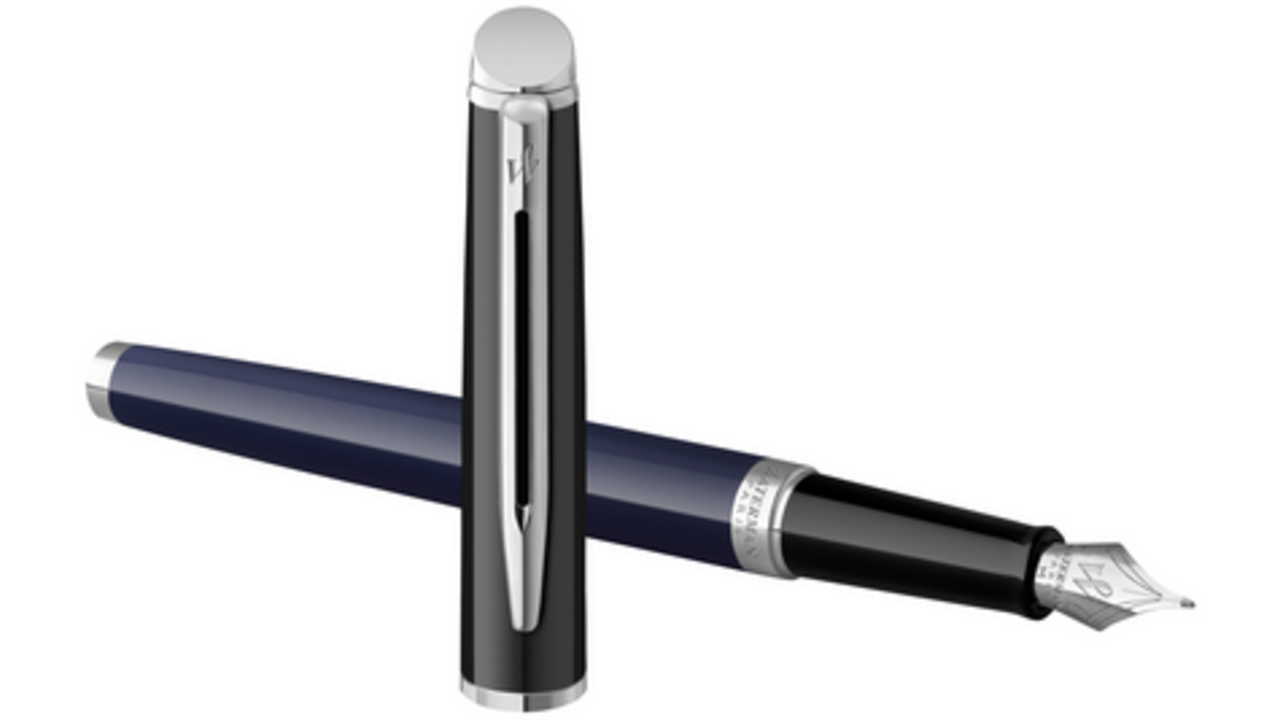 Vulpen Waterman Hémisphère Colour Blocking black en blue CT medium