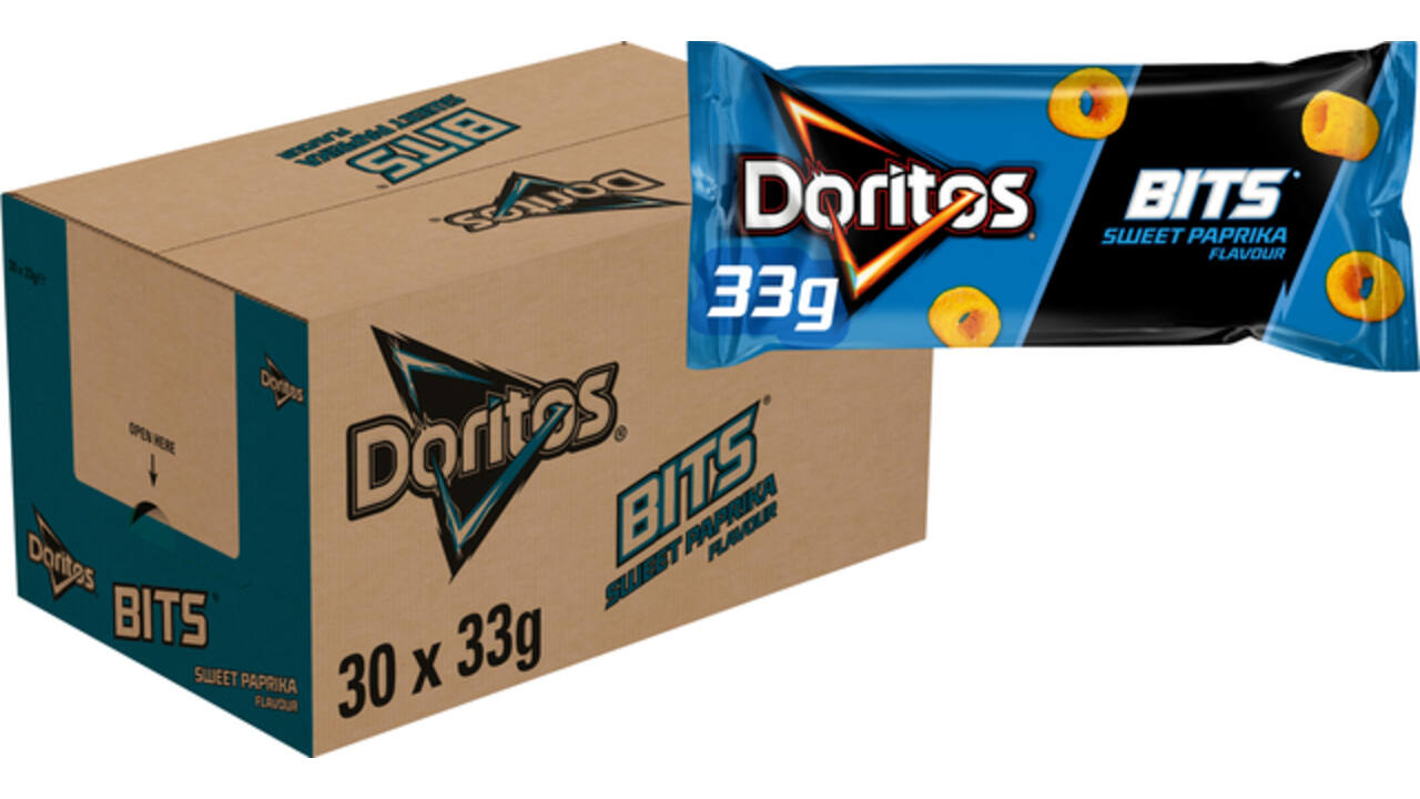 Chips Doritos Bits zero's sweet paprika zak 33gr