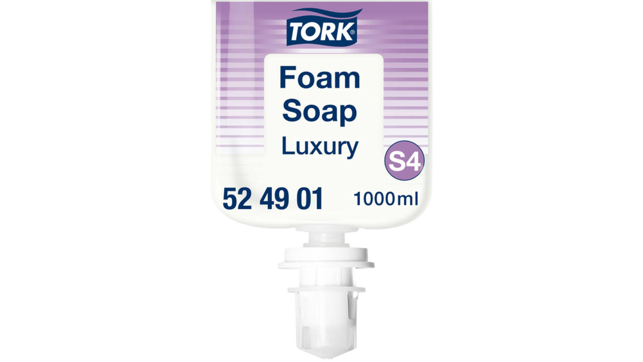 Handzeep Tork S4 foam luxe zacht geparfumeerd 1000ml 524901