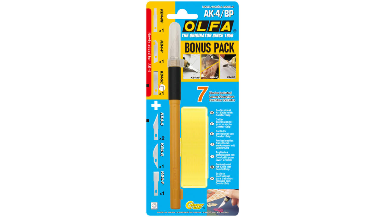 Precisiesnijmes Olfa AK-4 Pro blister à 1 stuk