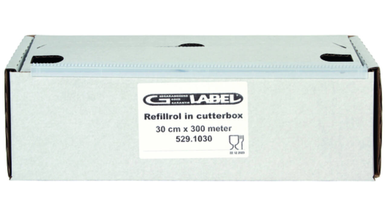 Vershoudfolie in cutterbox IEZZY 30cmx300m 1 rol