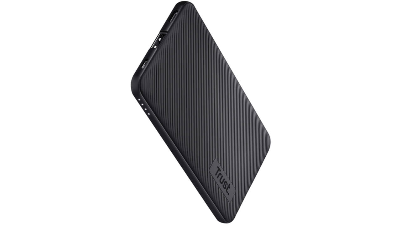 Powerbank Trust Primo 5.000 mAh eco zwart