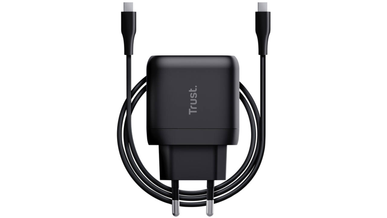 Oplader Trust Maxo 45W USB-C zwart