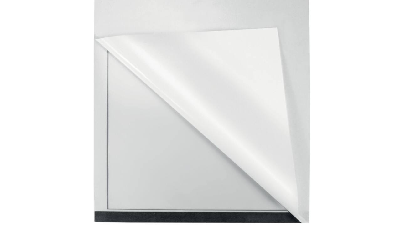 Infokader Nobo zelfklevend A3 zilver 2 stuks