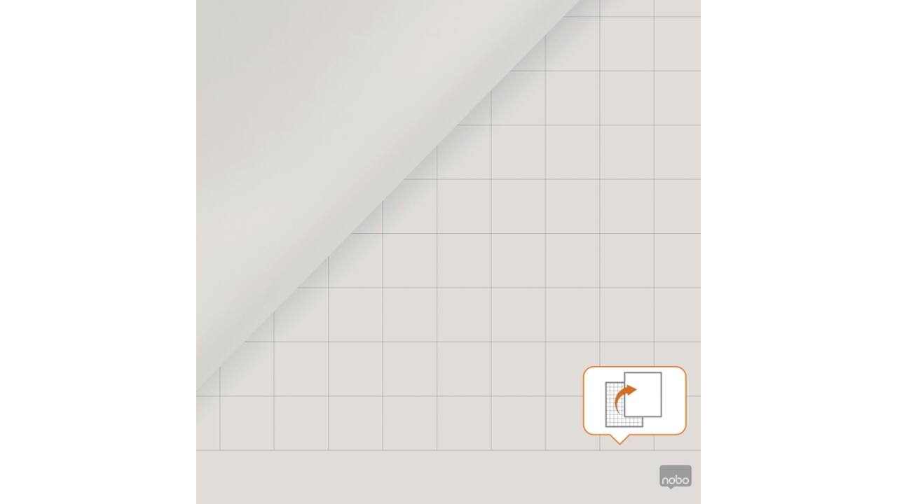 Flipoverpapier Nobo Gerecycled 58x81cm dubbelzijdig plano