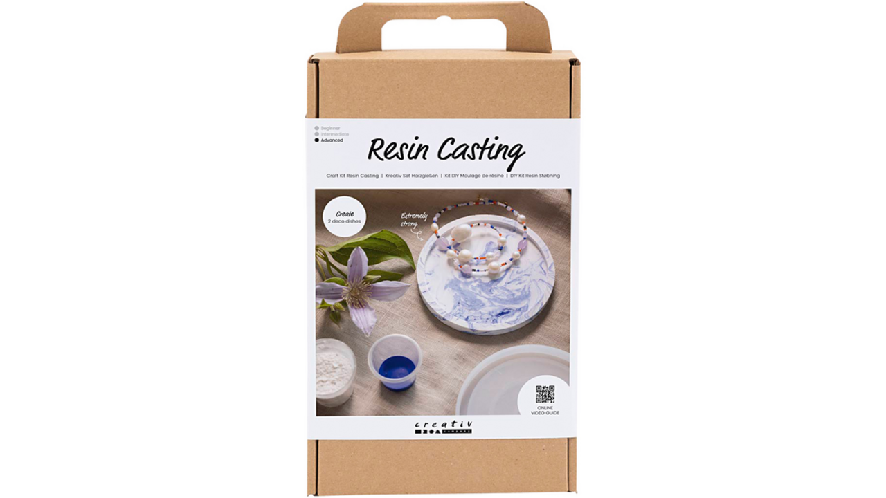 Hobbyset Creativ Company Hars Gieten dienblad met marmereffect