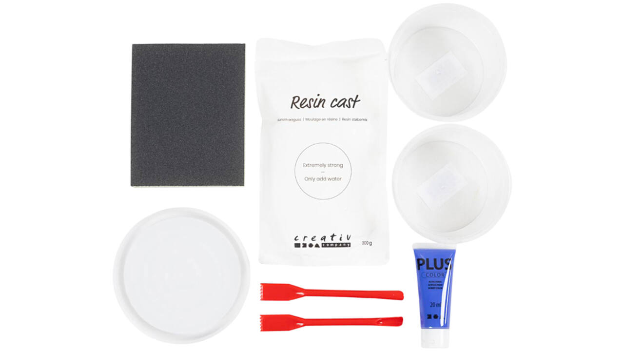 Hobbyset Creativ Company Hars Gieten dienblad met marmereffect