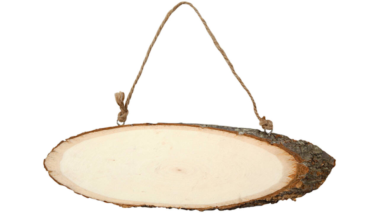 Deurbordje Creativ Company hoogte 6-10cm breedte 23-28cm hout
