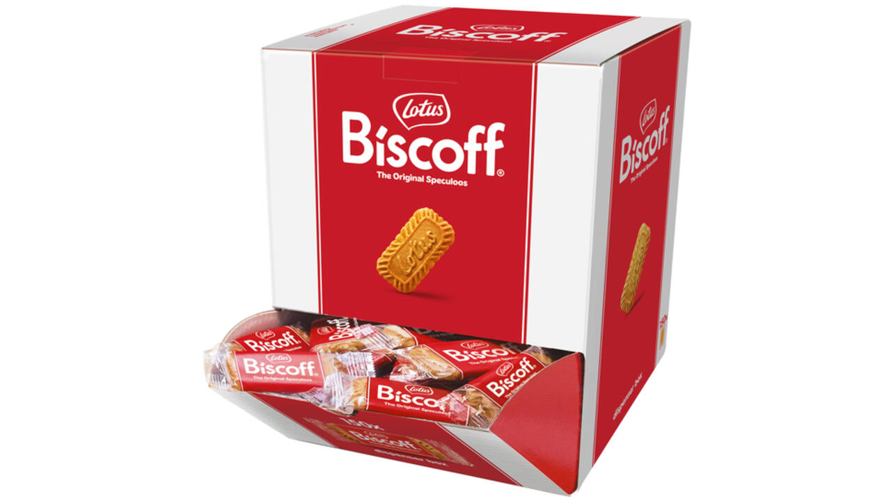 Koekjes Lotus Biscoff speculoos dispenser 150 stuks