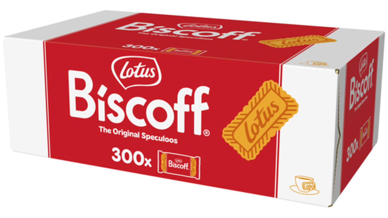 Koekjes Lotus Biscoff speculoos doos 300 stuks