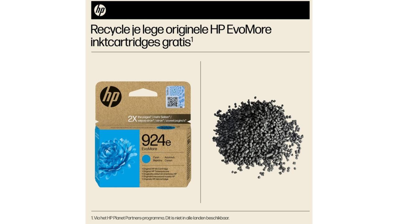 Inktcartridge HP 4K0U7NE 924E Evomore blauw