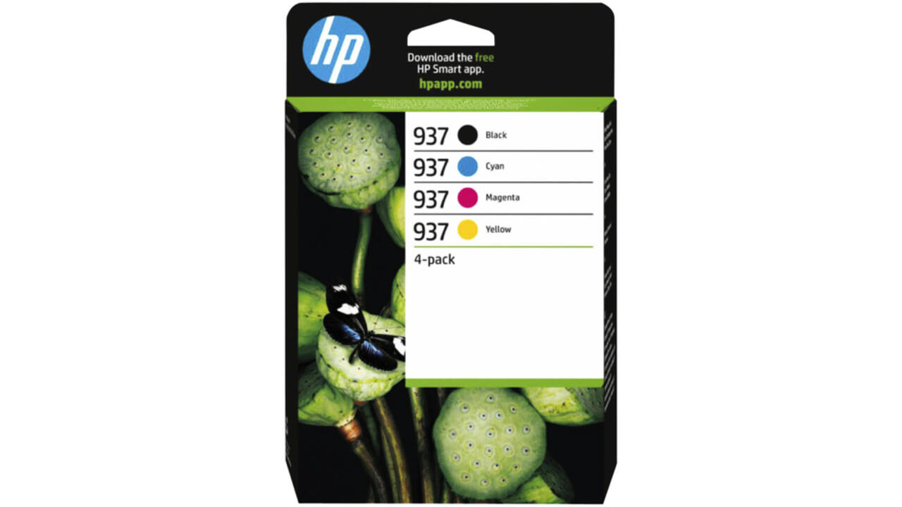 Inktcartridge HP 6C400NE 937 zwart + 3 kleuren