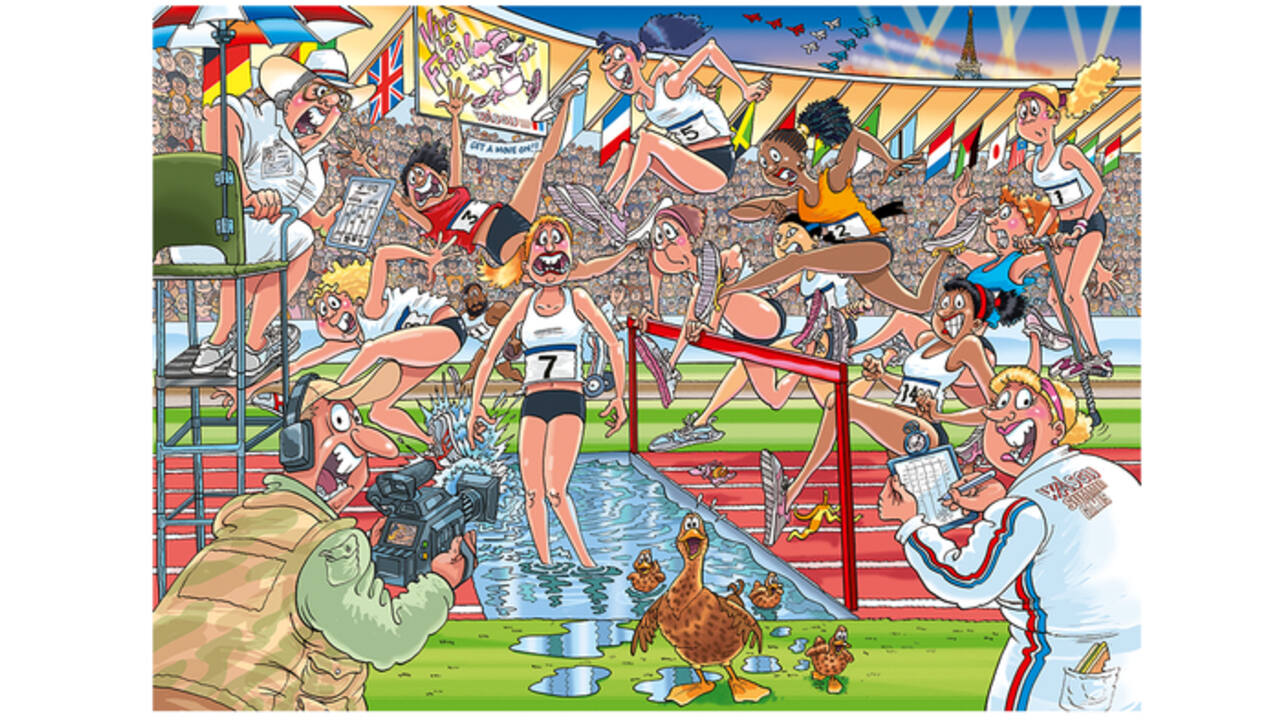Puzzel Wasgij Original Zomerspelen! 1000 stukjes