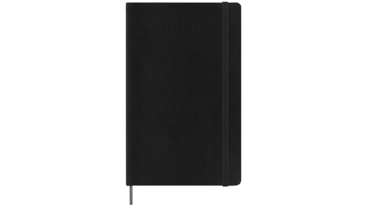 Agenda 2024/2025 Moleskine 18M Planner Weekly 7dagen/1pagina large sc black